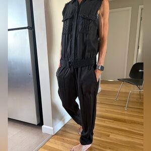 Etienne Marcel Women’s Military Jumpsuit Raw Hem